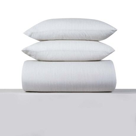 JGO SÁBANAS STRIPE, 2 PLAZAS ALGODON 180H GARMENT WASHED