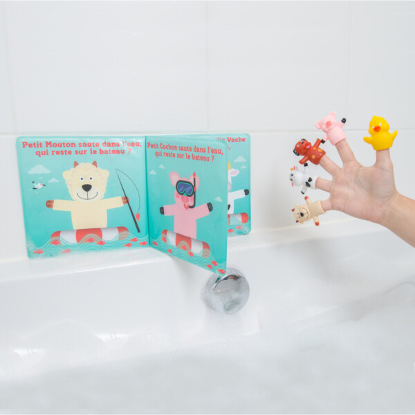 Libro De Baño Para Bebe Marionetas Juguete Agua Ludi Niño Libro De Baño Para Bebe Marionetas Juguete Agua Ludi Niño