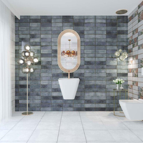 REVESTIMIENTO VERDE DESTONIFICADO BRILLO RELIEVE 30X90Cm PARED GAMAS DE VERDE