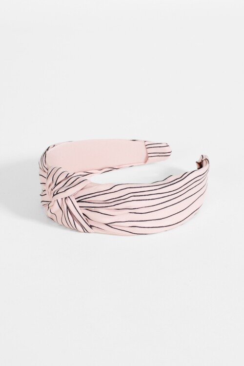 Vincha detalle lineas rosa