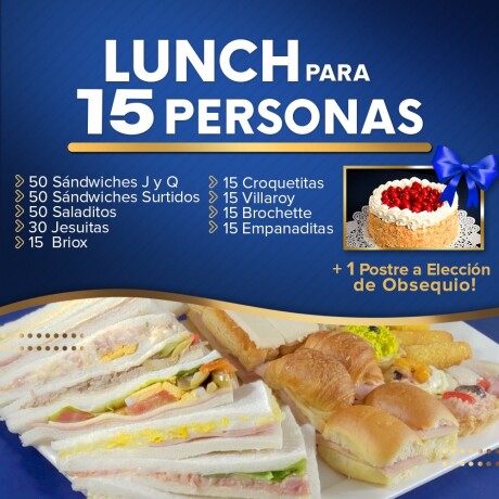 Lunch para 15 personas Lunch para 15 personas