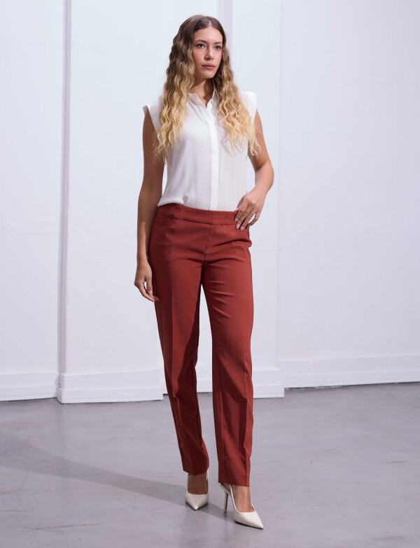 Pantalon Pull On TERRACOTA