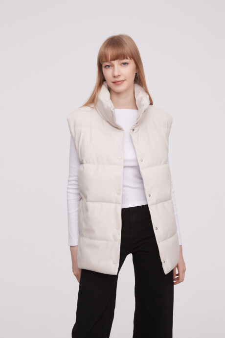 Chaleco Krista Marfil / Off White