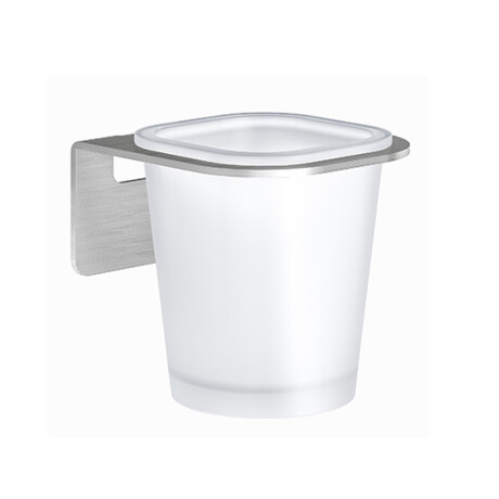 Portacepillo Simple De Pegar 102X110Mm Acero Inox Linea Fineline Fv 000