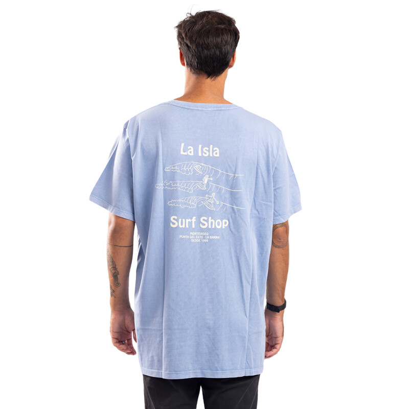 Remera La Isla Swell - Bay blue mineral Remera La Isla Swell - Bay blue mineral