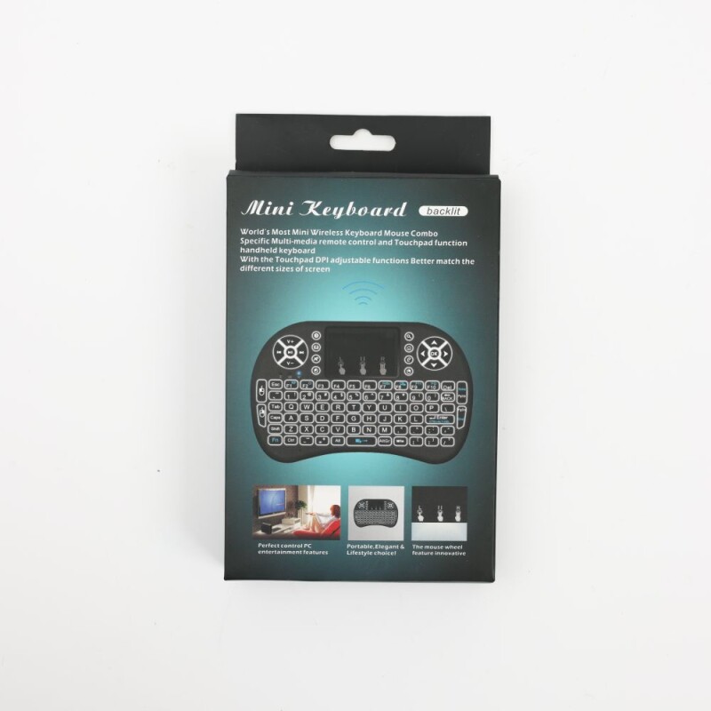 Control inalambrico mini teclado para smart tv color NEGRO Control inalambrico mini teclado para smart tv color NEGRO