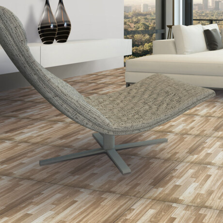 Ceramica Tipo Parquet Brillo 56X56Cm Piso GAMAS DE NEGRO