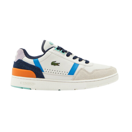 LACOSTE T-CLIP White/Blue/Orange