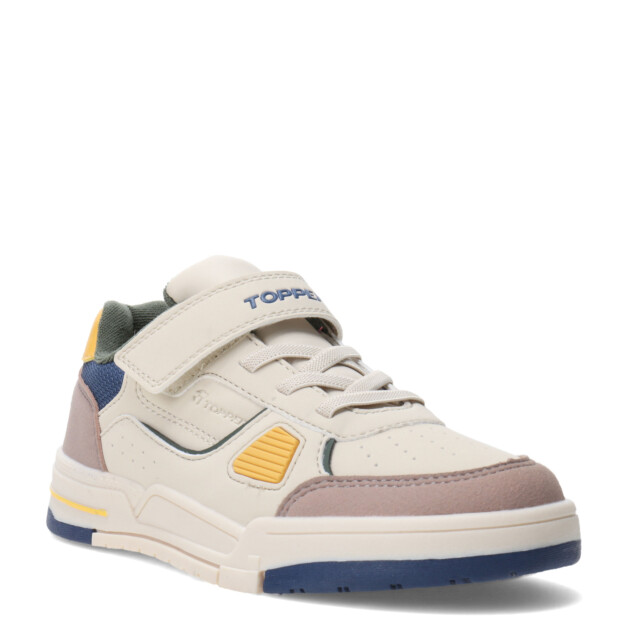 Championes de Niños Topper Quarter Beige - Azul - Amarillo