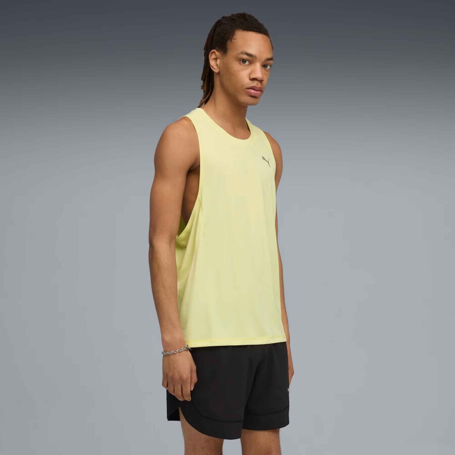 Musculosa de Hombre Puma Run Velocity Amarillo