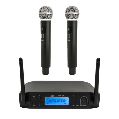 Microfono Inalambrico UHF120 2/mano Microfono Inalambrico UHF120 2/mano