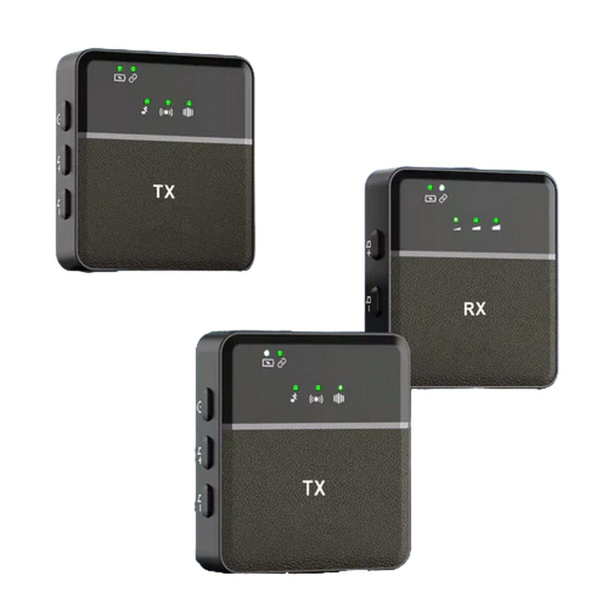 Micrófono inalambrico doble solapero para Android profesional 