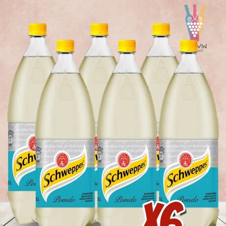 Funda X 6 Unidades Schweppes Pomelo sin Azúcares 1.5L 001