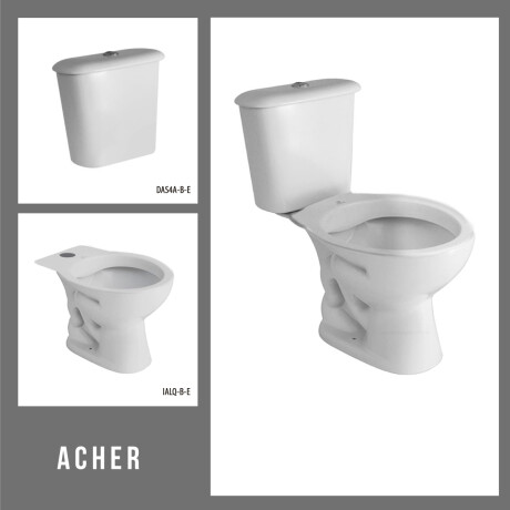 Juego De Inodoro Y Mochila BLANCO