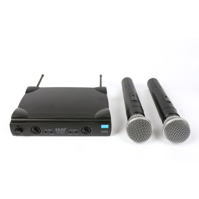 Set microfono Inalambrico DX-58II doble de mano UHF 2 unidades Set microfono Inalambrico DX-58II doble de mano UHF 2 unidades