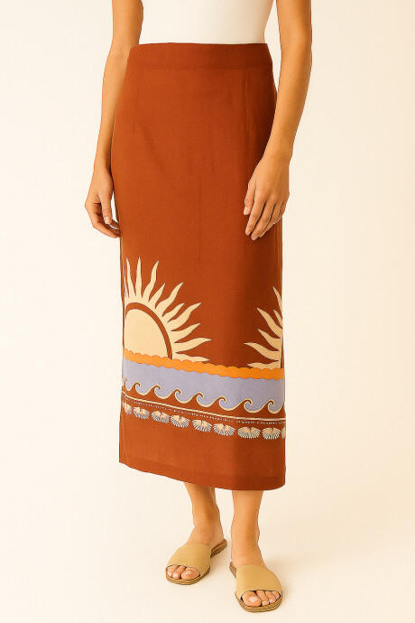 Falda Lunara Estampado 1