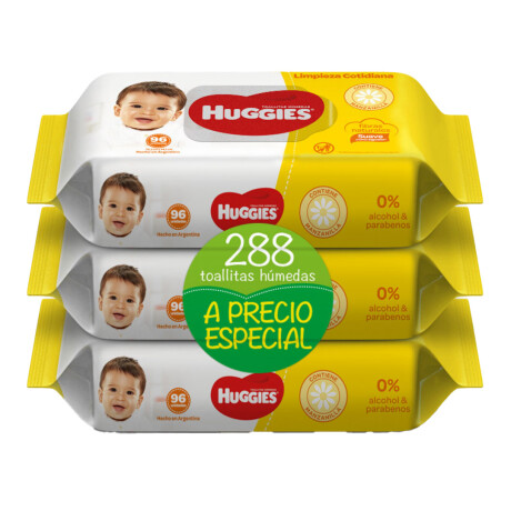 Pack 3 Toallitas de Limpieza Huggies 288U 001