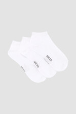 Pack x3 medias lisas surtidas Blanco