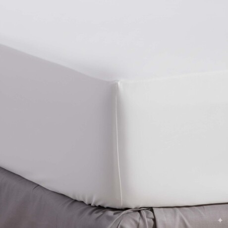 SÁBANA BAJERA 2 PLAZAS ALGODON BLANCO 200 HILOS