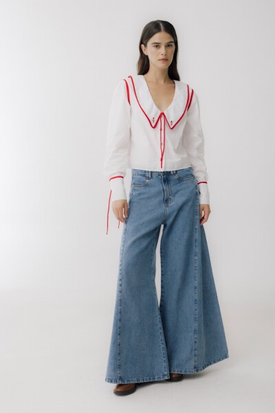 JEAN WIDE XL Celeste