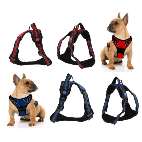 Arnes para perro con pechera rojo Arnes para perro con pechera rojo