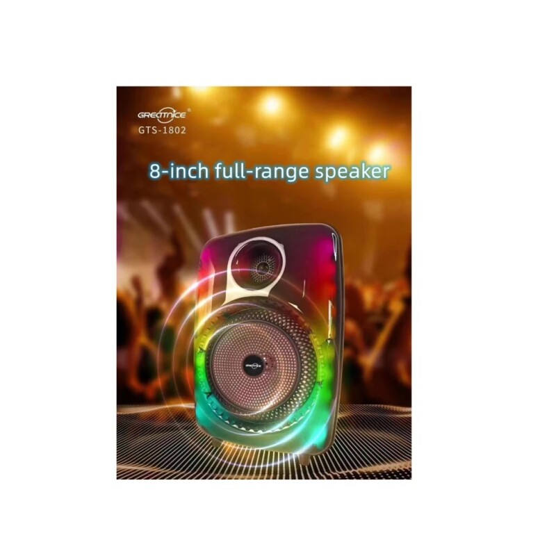 PARLANTE BT 8"" GTS-1802 flame PARLANTE BT 8"" GTS-1802 flame