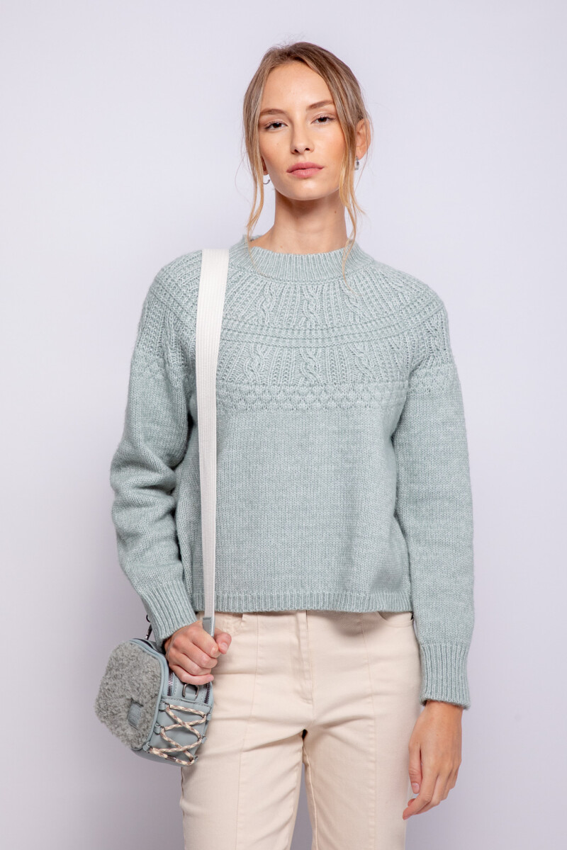SWEATER FLORENCIA Agua Marina