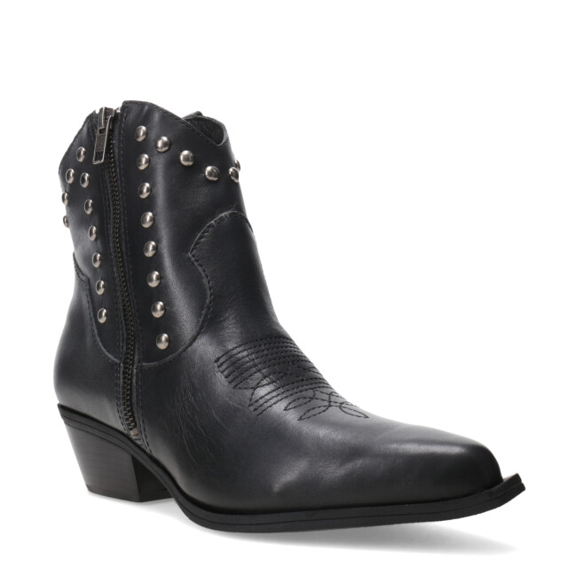 Bota de Mujer Bottero caña baja con tachas 347709 Negro