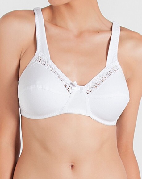 Soutien mastectomía Rose Blanco