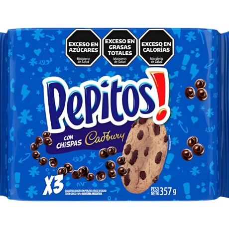 Pack X3 Galletas Pepitos 756 Tripack 357GR AZUL
