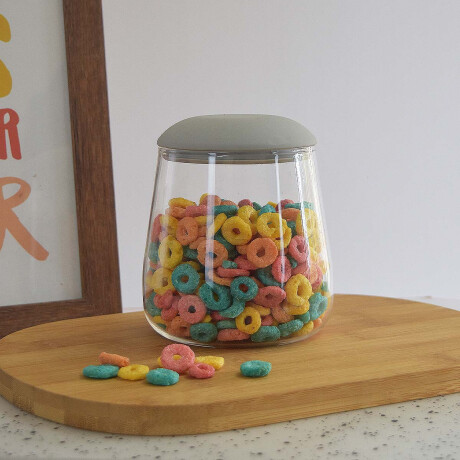 Frasco de vidrio con tapa de silicona 700ml Casasunco Olala Frasco de vidrio con tapa de silicona 700ml Casasunco Olala