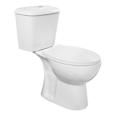 Inodoro Blanco Brillo Con Tapa Cierre Suave No Incluye La Cisterna Dgc Linea Michigan Descarga A 22 Cms. 000