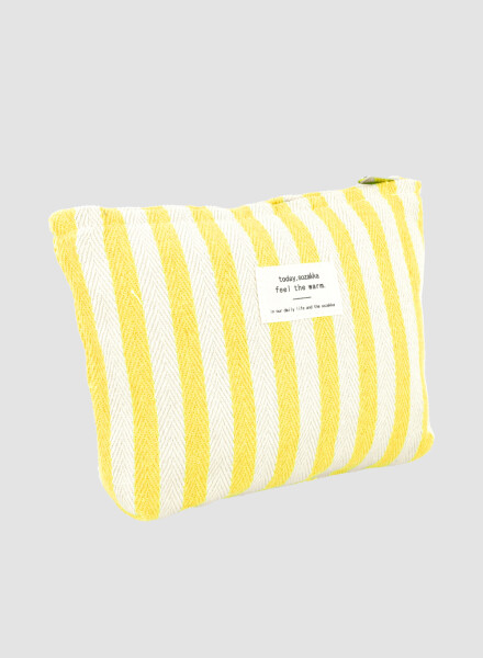 Pouch de playa rayas Amarillo