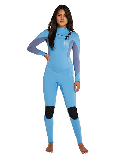 Bahia 3/2mm - Chest zip Niebla