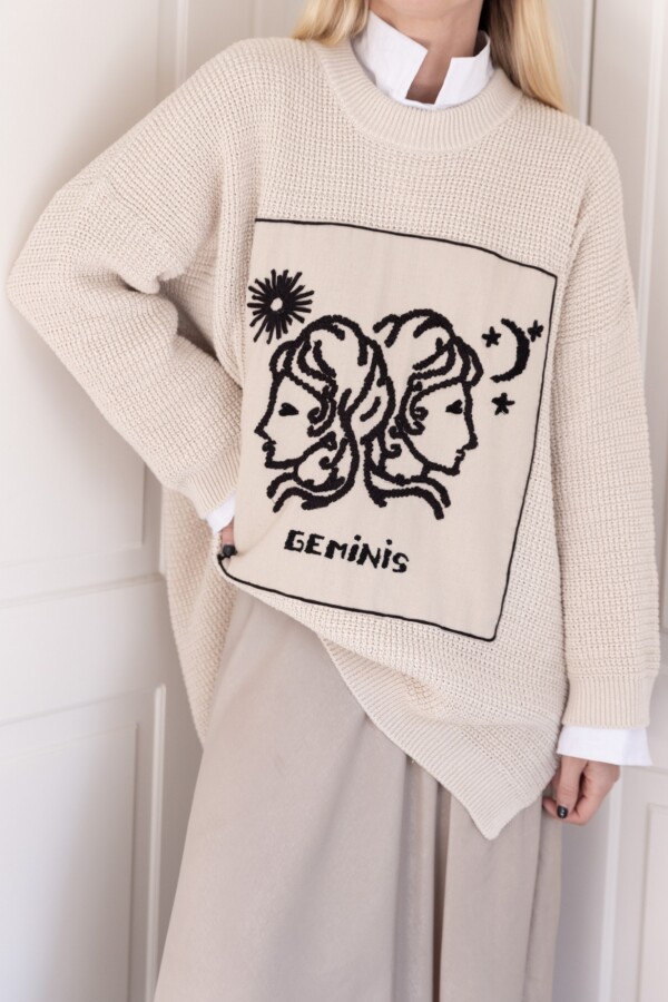 Sweater Géminis Crudo