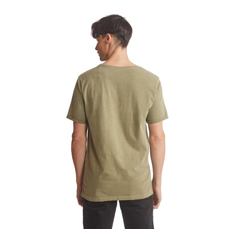 Remera de Hombre KristoBelga TRINIDAD Verde Oliva