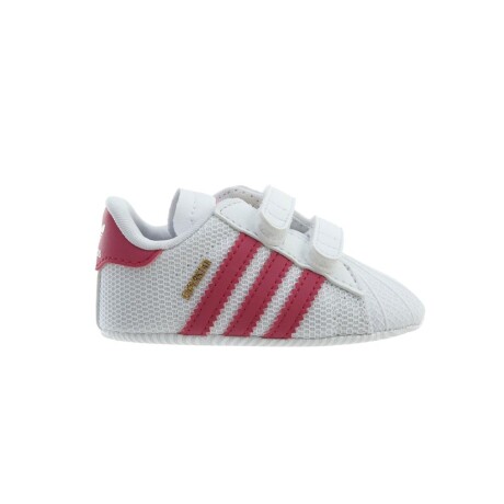 adidas SUPERSTAR CRIB White & Coral