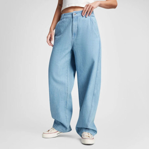 DENIM BARREL PANT LIGHT BEACH INDIGO LIGHT BEACH INDIGO