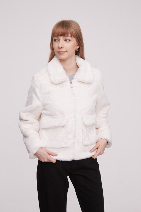 Campera Justine Marfil / Off White