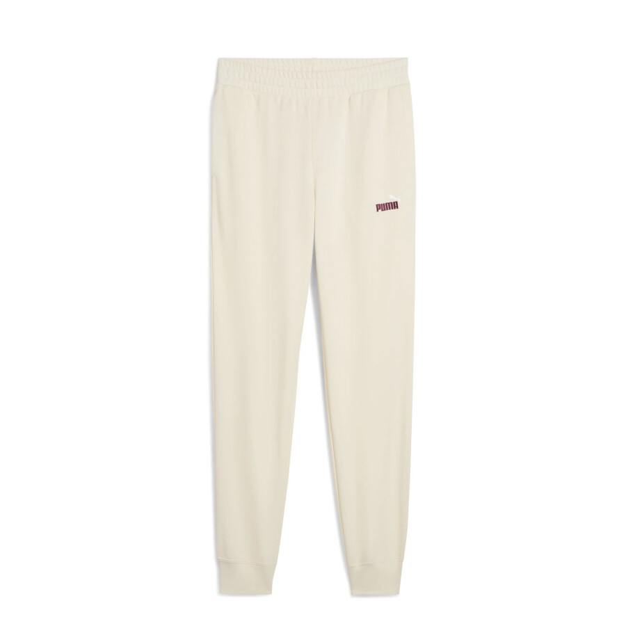 Pantalon de Hombre Puma Logo Sweatpants Beige