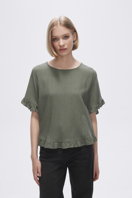 Blusa Abbas Verde Oliva