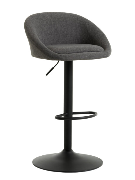 Taburete de bar TAULOV tela gris/negro Taburete de bar TAULOV tela gris/negro