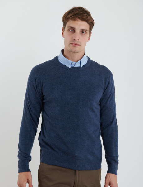 470413 SWEATER HARRINGTON URBAN Azul Melange