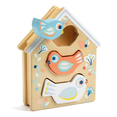Baby Birdy Juego de encastre Djeco Baby Birdy Juego de encastre Djeco