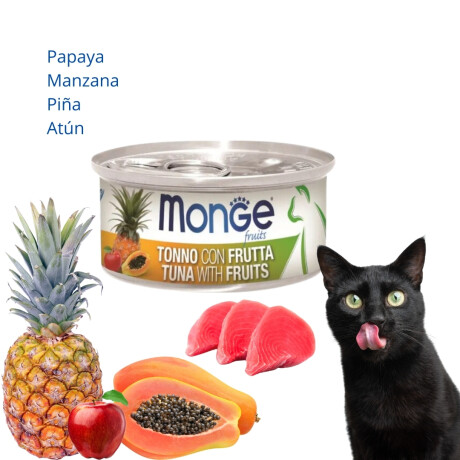 MONGE PATE GATO FRUITS POLLO CON FRUTA 80 GR Monge Pate Gato Fruits Pollo Con Fruta 80 Gr