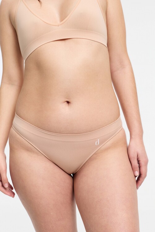 Bikini baja PIMENTÓN Beige