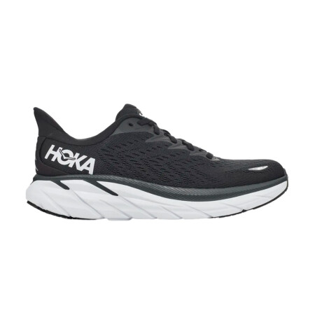 HOKA M CLIFTON 8 Dark Grey & White
