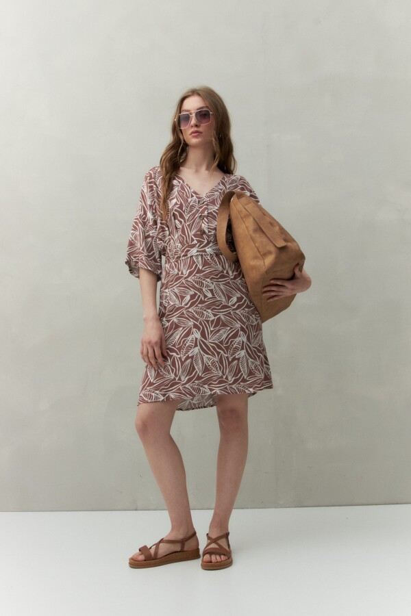 VESTIDO AVELLANAS Chocolate