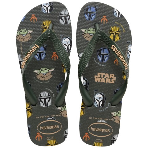 Ojotas Havaianas Star Wars Verde