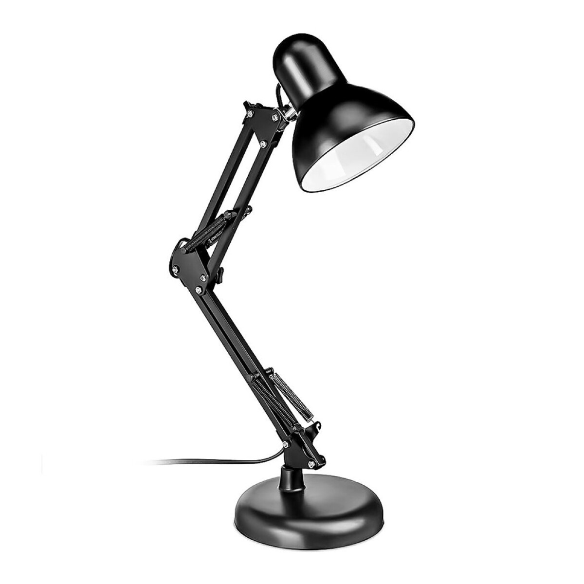 Lámpara Arquitecto Escritorio Mesa c/Brazo Articulado y Base - Negro 